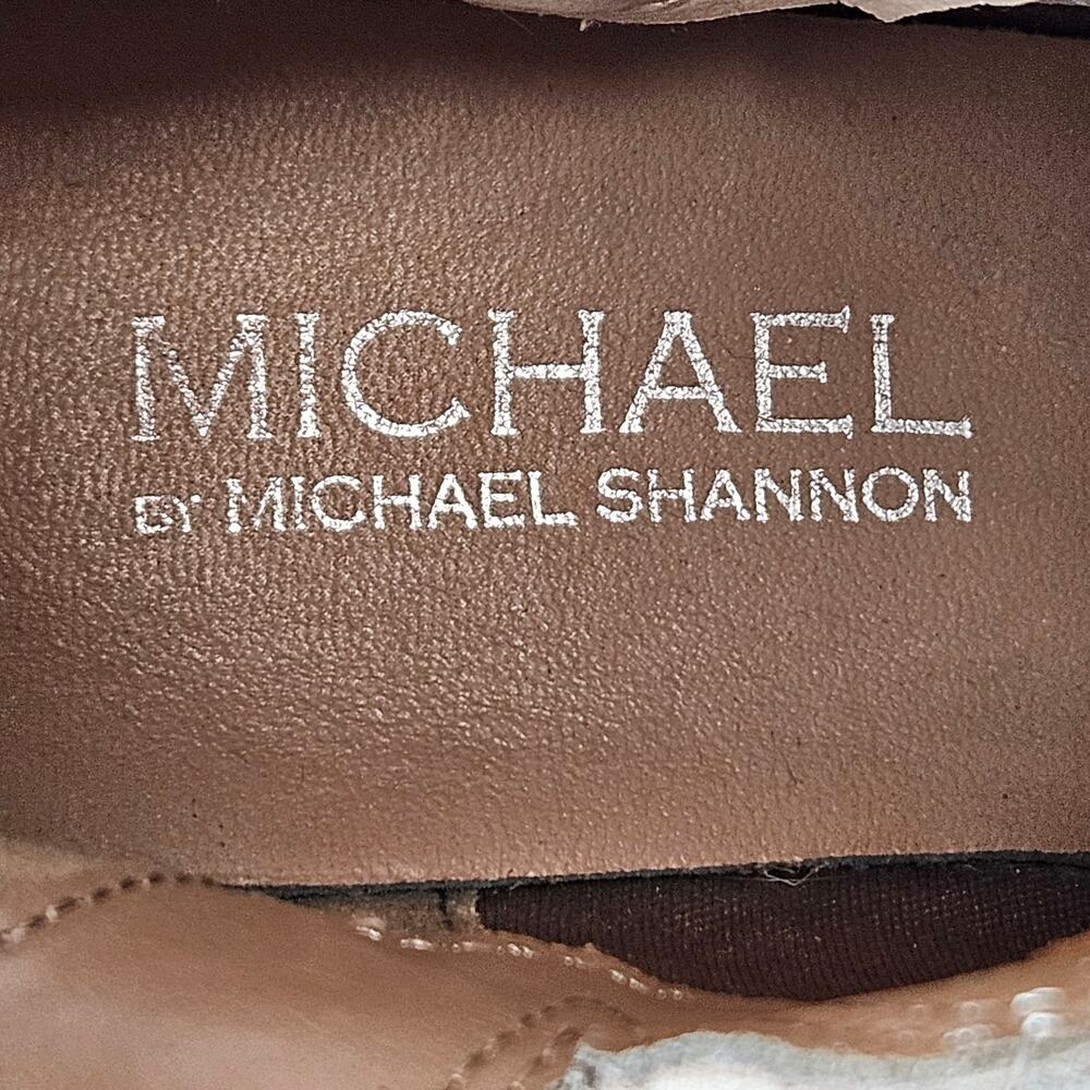 Michael By Michael Shannon Nadya Beige Leather Suede‎ Ankle Boots Size 6 - Picture 7 of 7